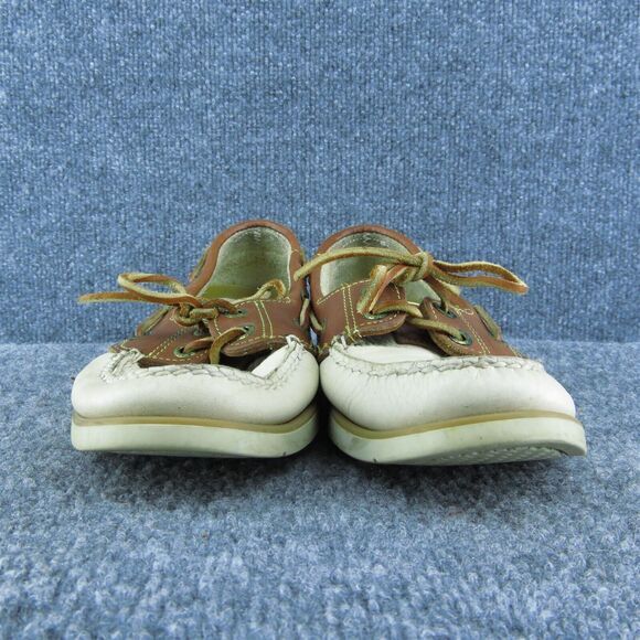 SPERRY Women Boat Shoe Brown Leather Lace Up Size 8.5 Medium - Picture 2 of 10